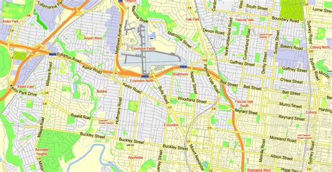 Melbourne Pdf Map Australia Exact Vector Street Map V2711 Fully