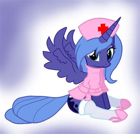 princess luna nurse by pyruvate on deviantart