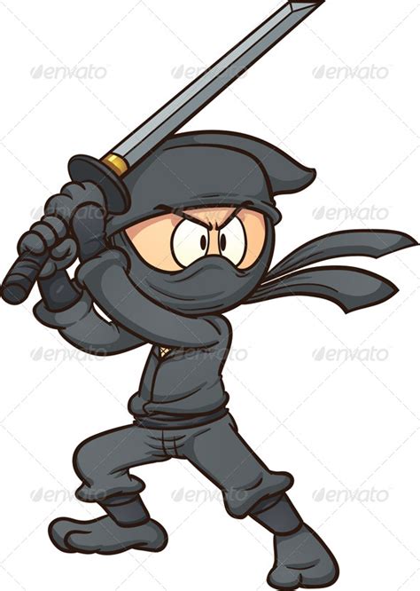 Cartoon Ninja By Memoangeles Graphicriver
