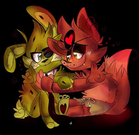 Foxy the pirate fnaf 1 (repaired). i know how it feels to be alone (foxy x springtrap)(on ...