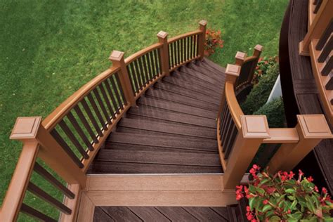types of wood deck railing