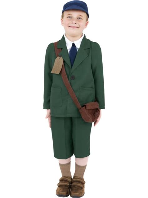 World War Ii Evacuee Boy Costume Glitz Fancy Dress