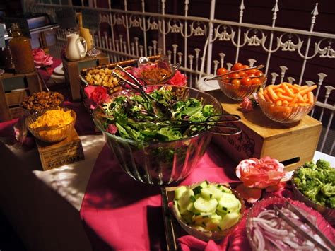 Round out your party menu with a variety of healthy side dishes (on the next slides), sausage bites, and fried chicken tenders. 27 best images about Salad Buffet on Pinterest
