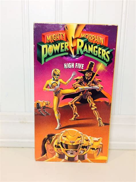 Mighty Morphin Power Rangers Vhs Tape High Five Saban
