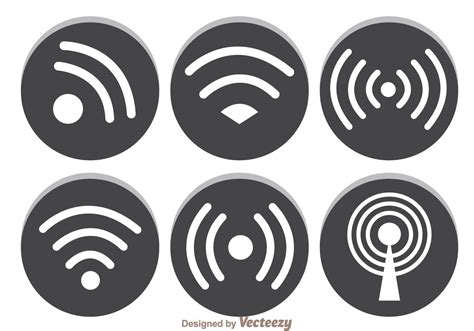 Gray Wifi Symbol 97987 Download Free Vectors Clipart