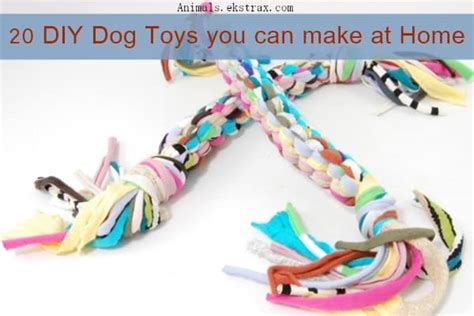20 Diy Dog Toys You Can Make At Home