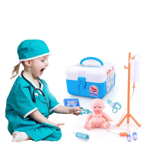 19pcsset Doctor Series Play Setchildren Role Play Game Dental Clinic