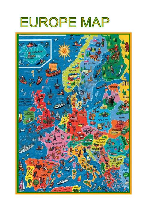 Maps Europe Map Esl Worksheet By Miss O