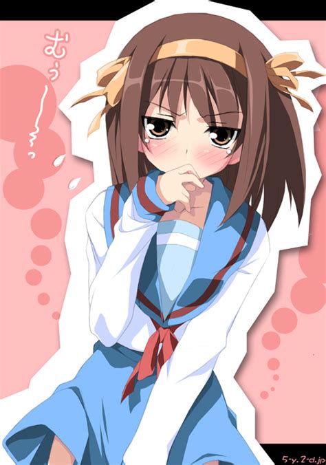 Suzumiya Haruhi Suzumiya Haruhi No Yuuutsu Mobile Wallpaper By Kantoku Zerochan