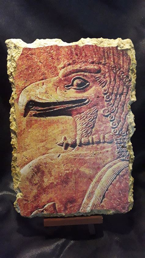Eagle Headed Deity Nisroch Assyrian Art And Mythology Etsy