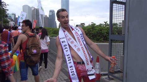 Mr Gay Hong Kong X Red Ribbon Ambassador HK Pride Parade 2013