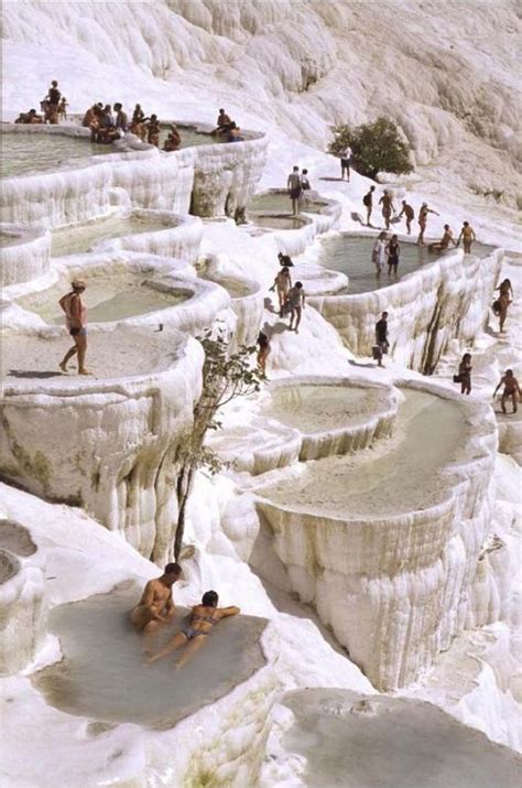 Natural Rock Pools Pamukkale Turkey Facts Pod With
