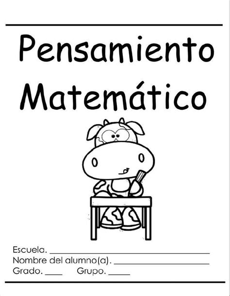 Cuaderno De Desarrollo Pensamiento MatemÁtico Para Nivel Primaria