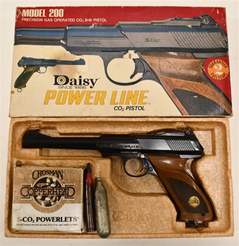 Sold Price Vintage Daisy Powerline Model 200 CO2 BB Pistol Invalid