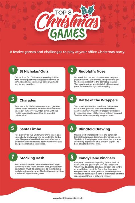 Spice Up Your Office Christmas Party By Playing Some Of These Fun And