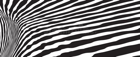 Wild Zebra Wave Pattern With Black And White Trendy Stylish Abstract