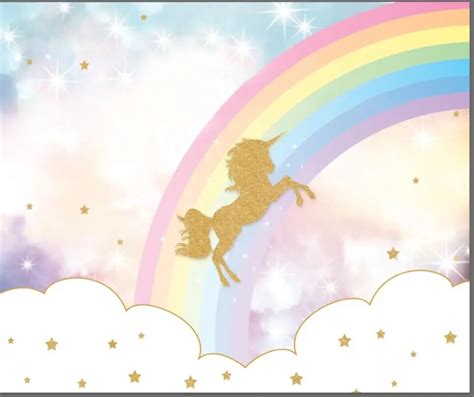 Rainbow Unicorn Background