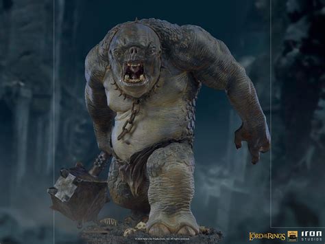 Iron Studios The Lord Of The Rings Cave Troll 110 Scale Battle