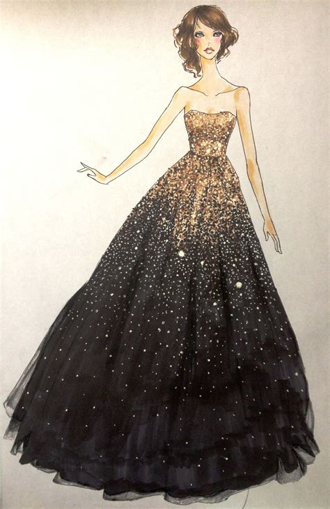 Pin By Yong Mi On Illustrations Fashion Sketches Dresses Dress Sketches Dress Drawing