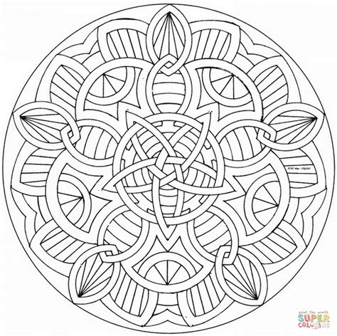 Celtic Mandala Coloring Page Free Printable Coloring Pages