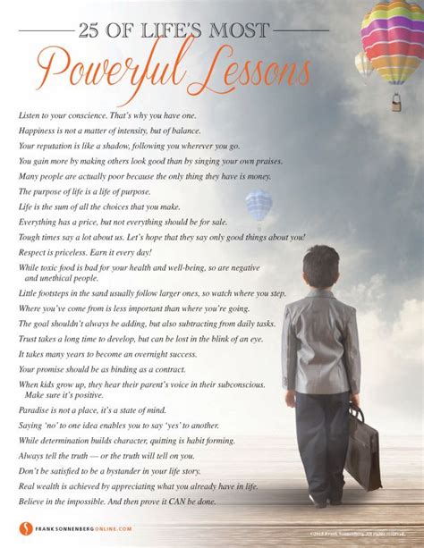25 Of Lifes Most Powerful Lessons Life Lessons Life Quotes Words