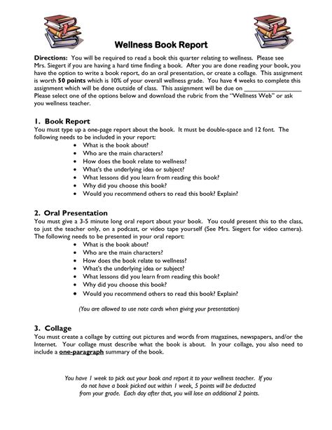 How To Write A Book Report 4th Grade