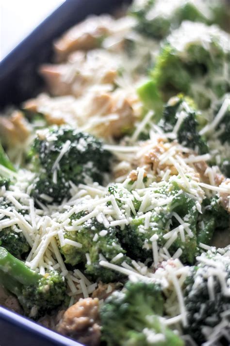 Keto Chicken Broccoli Alfredo Bake The Seasoned Skillet