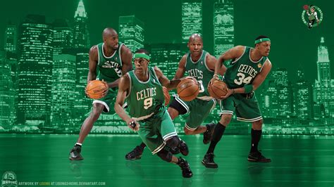 Boston Celtics Big 4 2012 Widescreen Wallpaper | Basketball Wallpapers ...