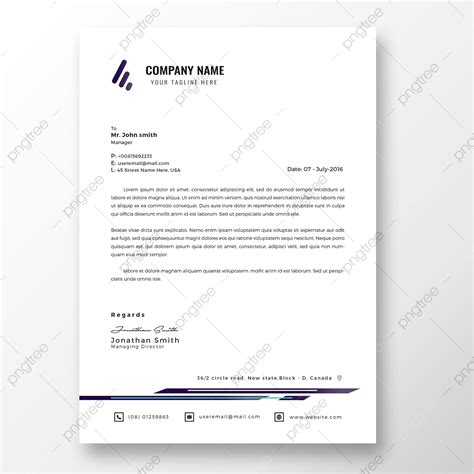 Business Letterhead Template Template Download On Pngtree