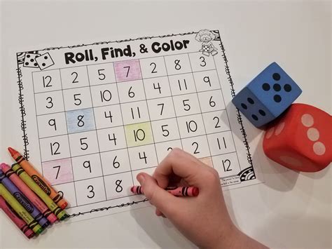 Roll dice, add them up, and see. 14 Dice Games for Kindergarten Math | Mrs. McGinnis ...