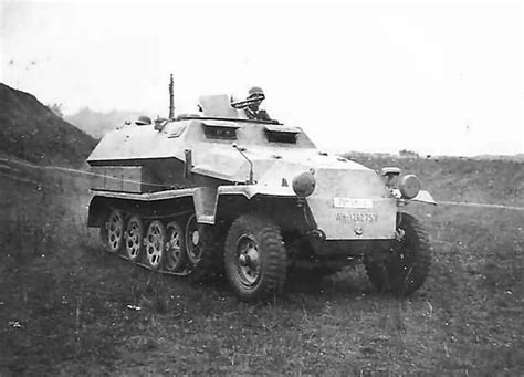 German Armored Personnel Carrier Sdkfz 2511 Ausf C Front World War