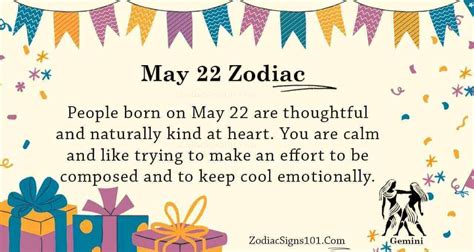May 22 Zodiac Is A Cusp Taurus Gemini Birthdays And Horoscope