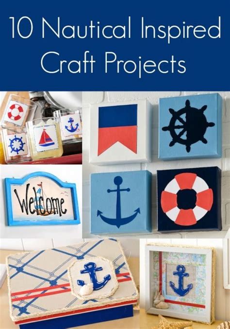 Ships Ahoy 10 Nautical Craft Ideas With Images Nautical Crafts
