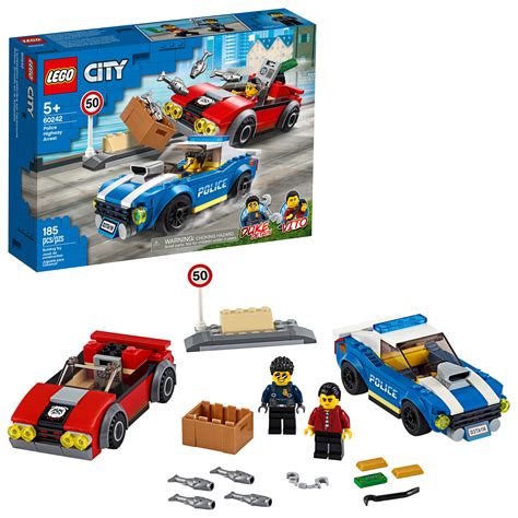 Lego City Police Highway Arrest 60242 Building Set For Kids 185 Pieces