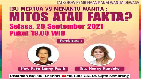 Ibu Mertua Vs Menantu Wanita Mitos Atau Fakta Youtube