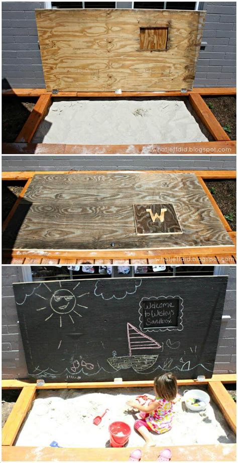 Diy Large Sandbox With Cover How To Make A Sandbox Youtube We Might
