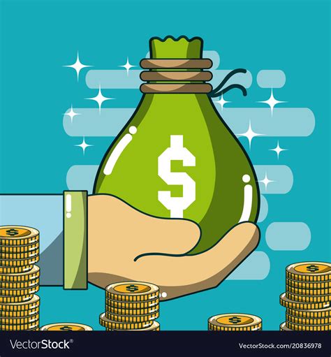 Money And Investment Cartoons Royalty Free Vector Image