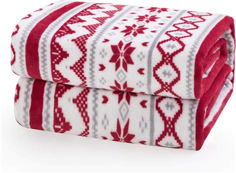 Bedsure Christmas Blanket Holiday Fleece Throw Blanket Plush Blanket