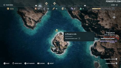 Assassin S Creed Odyssey A Pirate S Life Side Quest Walkthrough