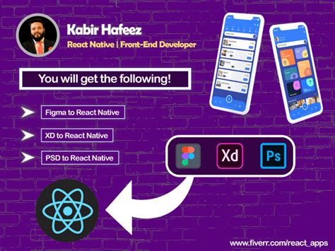 Convert Any Figma Xd Psd Design To React Native Mobile Application