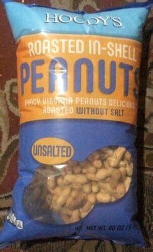 Hoodys No Salt Roasted In Shell Peanuts 28 G Nutrition Information