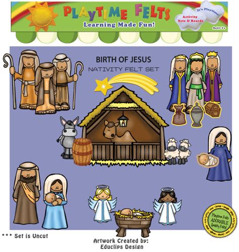 One day, about 2,000 years ago, an angel named gabriel appeared to a young jewish woman named mary and told her that she would soon give birth to the savior and he would save their people from their sins. Birth of Jesus Nativity Bible Felt Story for Preschoolers