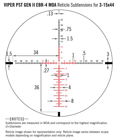 Vortex Viper Pst Gen Ii 3 15x44 Sfp Ebr 4 Moa Reticle 30mm Tube