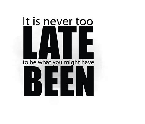 Its Never Too Late Clipart Inspirational Quote Word Art Etsy