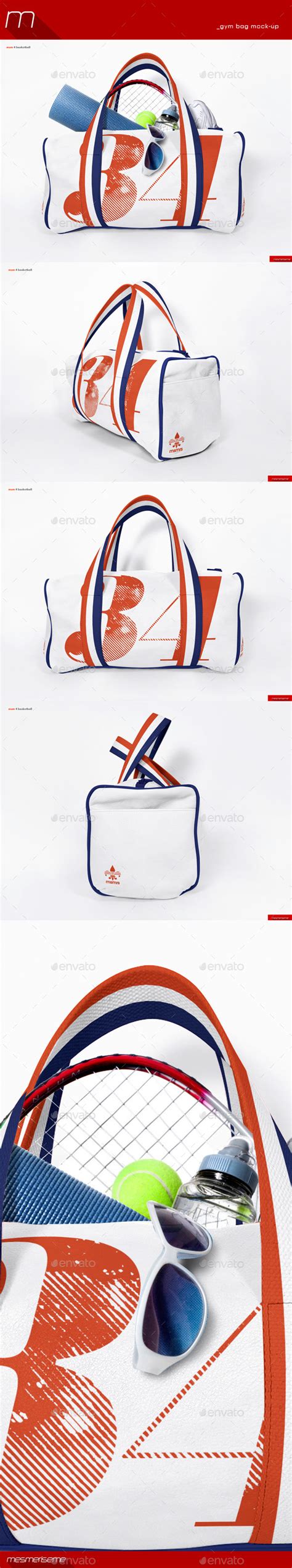 Download Gym Bag Mock-Up | #badmockup #gymbagmockup | Download: http://graphicriver.net/item/gym-bag ...