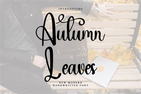 Autumn Leaves Font By Pipi Creative Creative Fabrica
