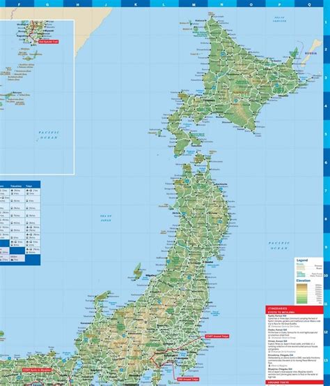New Japan Planning Map By Lonely Planet Travel Guide Folded Sheet Map