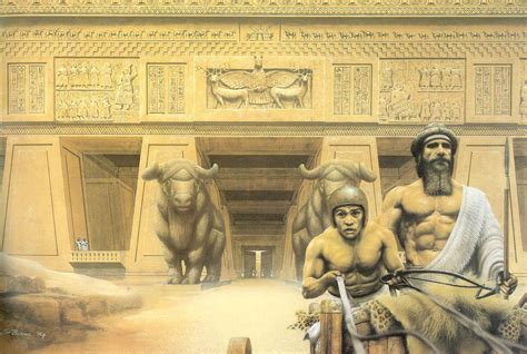 Gilgamesh Art Ancient Mesopotamia The Epic Of Gilgamesh Epic Of