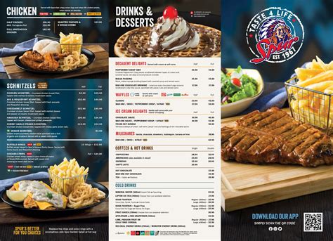 Spur Menu And Prices South Africa