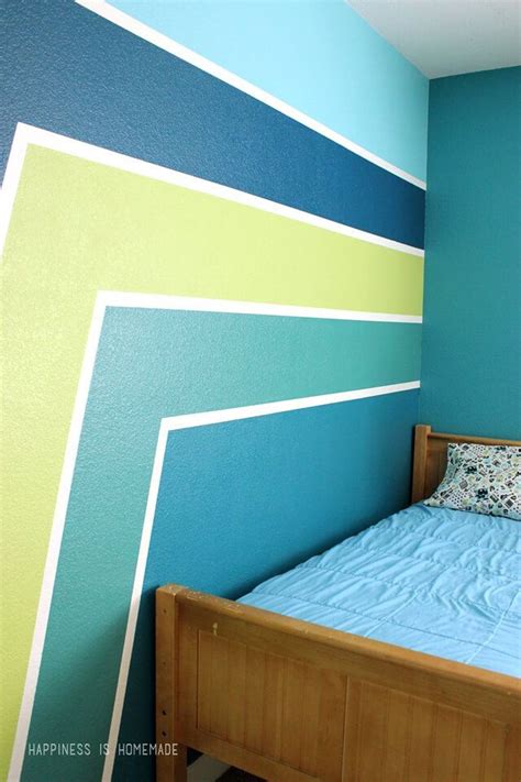 Awesome Striped Painted Wall Design And Decorating Ideas03 Homishome